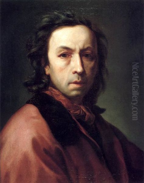 Autorretrato Oil Painting by Anton Raphael Mengs