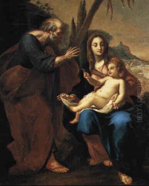 The Rest On The Flight Into Egypt Oil Painting by Anton Raphael Mengs