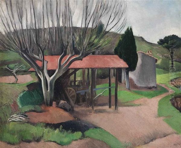 French Landscape by Bernard Meninsky