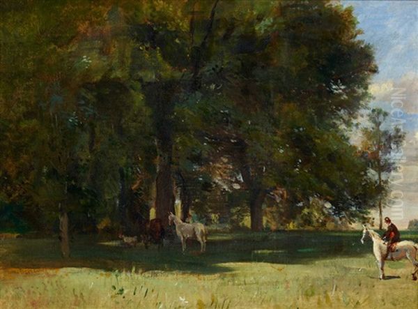 Bois D'ely Oil Painting by Barthelemy Menn