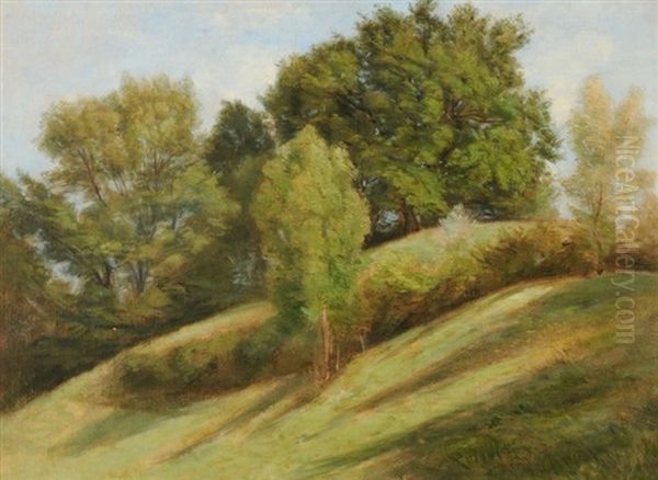 En Lisiere De Foret Oil Painting by Barthelemy Menn