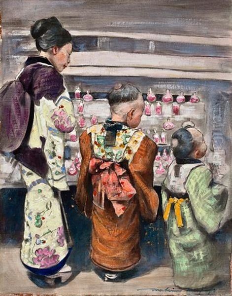 At The Sugar Water Stall by Mortimer Luddington Menpes