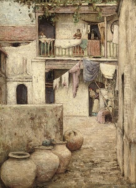 Jars, Seville Oil Painting by Mortimer Luddington Menpes