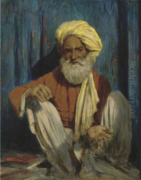 Peshwar, India Oil Painting by Mortimer Luddington Menpes