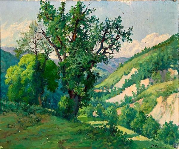 Paisaje Montanoso Oil Painting by Prudenci Bertrana