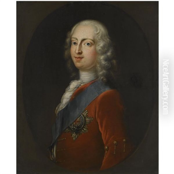 Portrait Of Frederick, Prince Of Wales Oil Painting by Philip Mercier