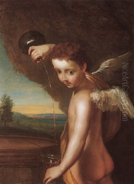 Master Hope As Cupid Oil Painting by Philip Mercier