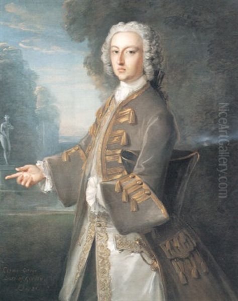 Portrait Of Cosmo George, 3rd Duke Of Gordon Oil Painting by Philip Mercier