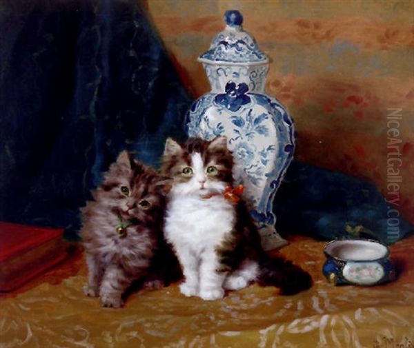 Two Friends Oil Painting by Daniel Merlin