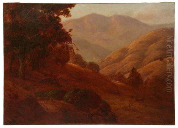 The Berkeley Hills Oil Painting by Jules R. Mersfelder