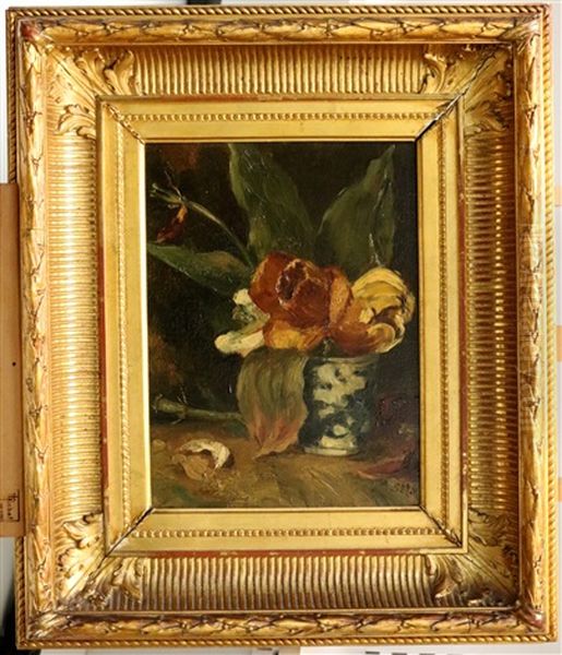 Tulpen In Vaasje by Sientje Mesdag Van Houten