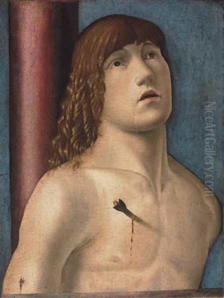 Saint Sebastian Oil Painting by Antonello da Messina