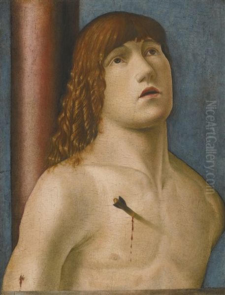 Saint Sebastian Oil Painting by Antonello da Messina