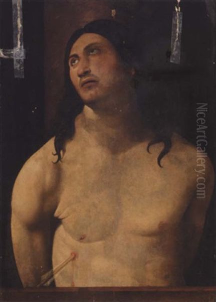 Saint Sebastian Oil Painting by Antonello da Messina