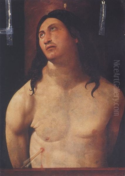 Saint Sebastian Oil Painting by Antonello da Messina