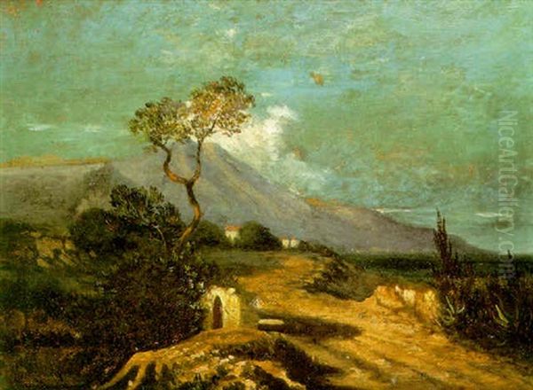 Paisaje De Mallorca Oil Painting by Juan Mestre Bosch