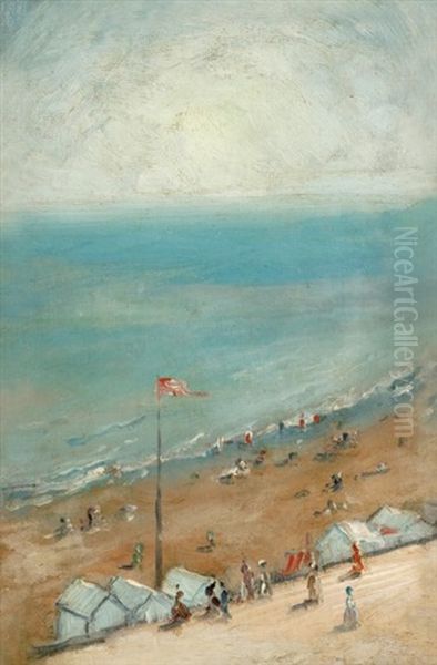 Bexhill-on-sea Oil Painting by Willard Leroy Metcalf