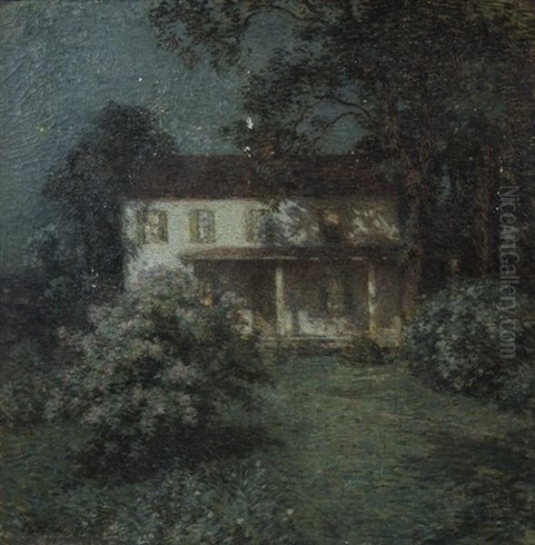 Garden Of Dreams Oil Painting by Willard Leroy Metcalf