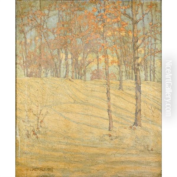 Untitled Oil Painting by Willard Leroy Metcalf