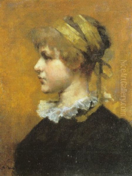 Retrato De Joven Oil Painting by Sydney Harold Meteyard