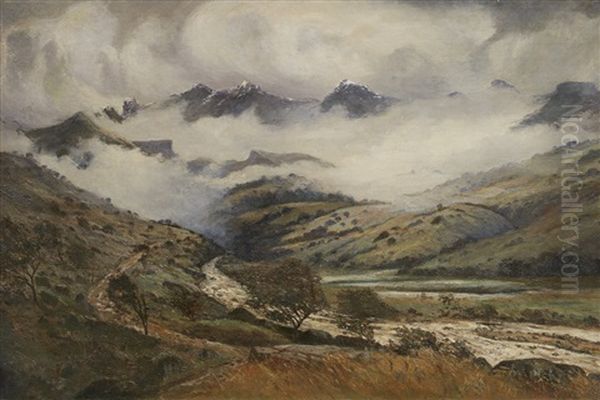 Mist On The Mountains; Drakensberg Oil Painting by Cathcart William Methven