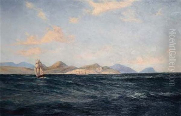 Cape Of Good Hope From The Sea Oil Painting by Cathcart William Methven