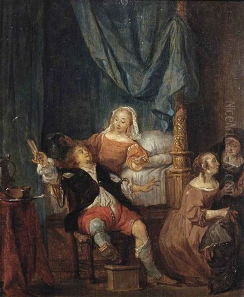 The Parabel Of The Prodigal Son Oil Painting by Gabriel Metsu