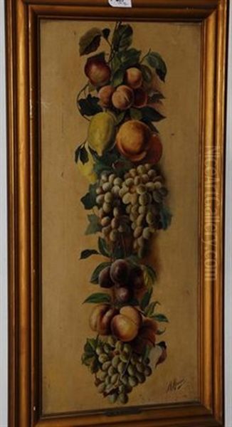 Natura Morta Con Frutta Oil Painting by Michelangelo Meucci