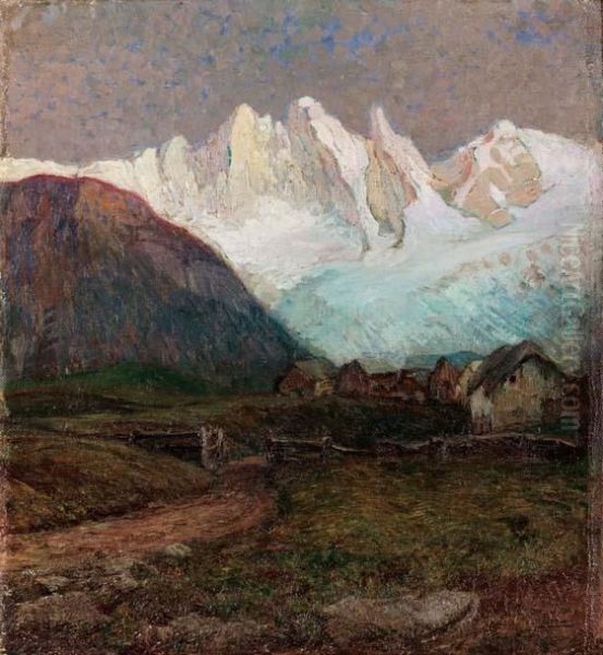 Paesaggio Montano Oil Painting by Camillo Besana