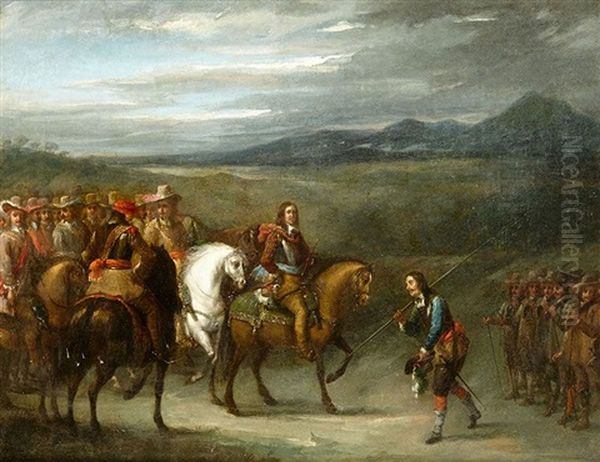 La Rendicion Oil Painting by Adam Frans van der Meulen