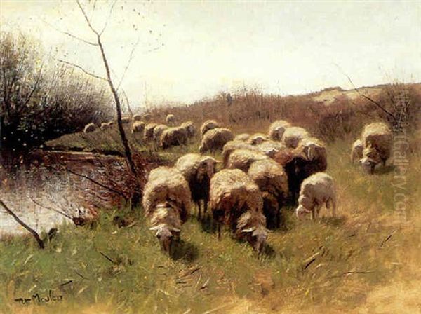 Changing Pastures Oil Painting by Francois Pieter ter Meulen