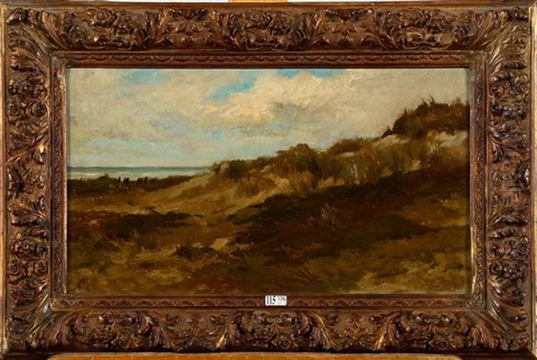 Dunes Oil Painting by Constantin Meunier