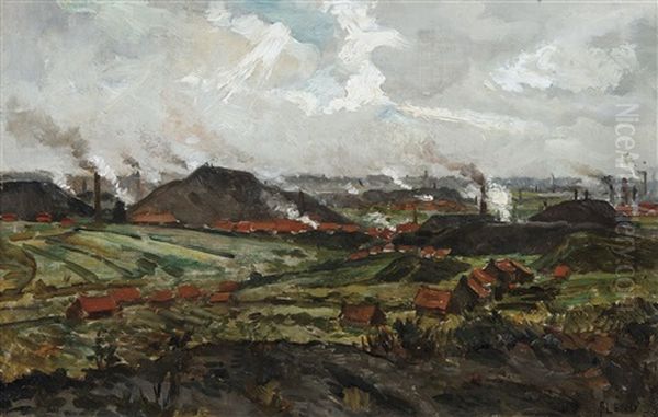 Pays Noir, Borinage Oil Painting by Constantin Meunier