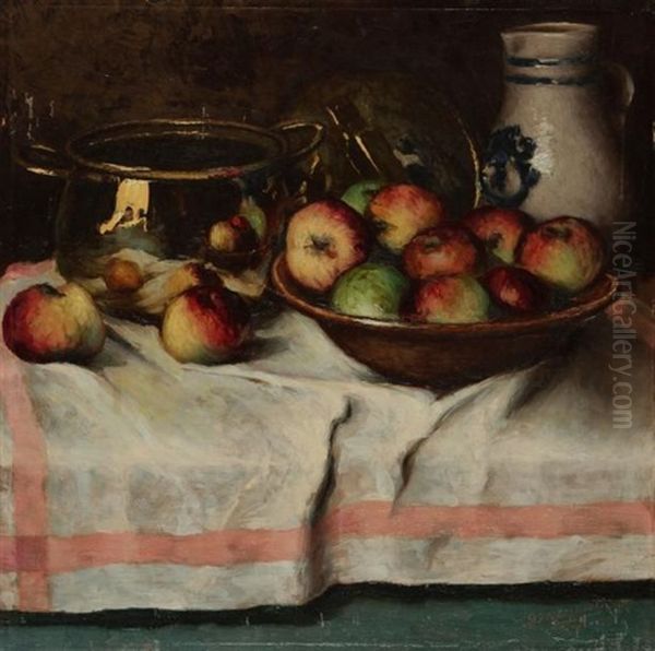 Nature Morte Aux Pommes by Georgette Meunier