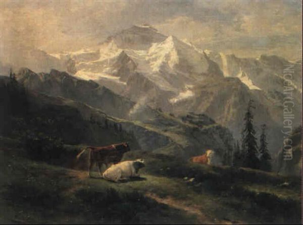 Blick Auf Das Jungfraumassiv by Albert De Meuron