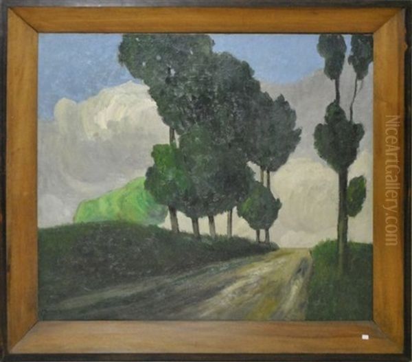 Paysage Oil Painting by Henri Meuwis