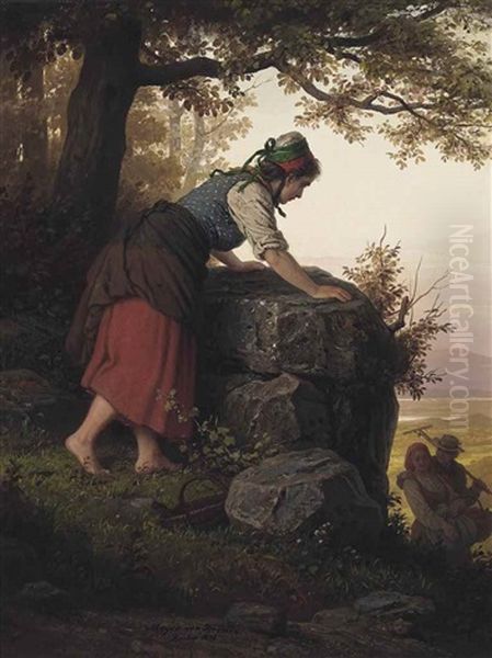 Betrayed Oil Painting by Johann Georg Meyer von Bremen