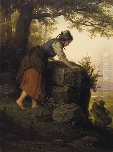 Betrayed Oil Painting by Johann Georg Meyer von Bremen