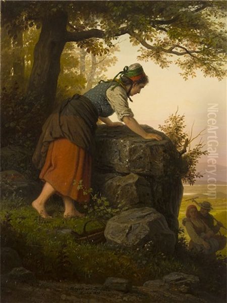 Zrada Oil Painting by Johann Georg Meyer von Bremen