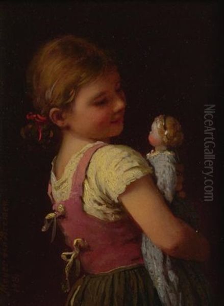 Gretchen's Favorite Oil Painting by Johann Georg Meyer von Bremen