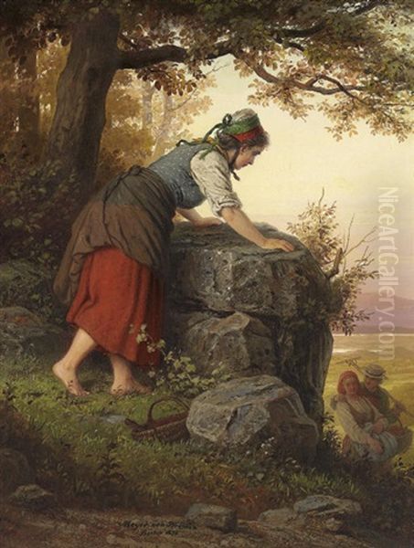 Betrayed Oil Painting by Johann Georg Meyer von Bremen