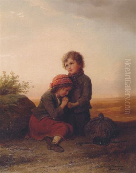 Das Abendgebet Oil Painting by Johann Georg Meyer von Bremen