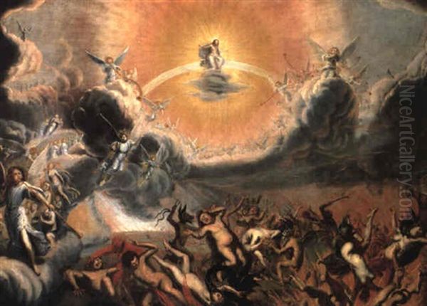 The Last Judgment Oil Painting by Conrad Meyer