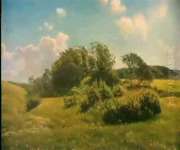 Sommerlandschaft Oil Painting by Emma Meyer