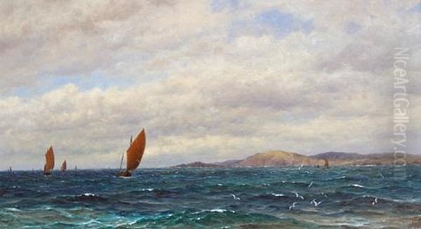 Return Of The Fishing Fleet Oil Painting by Frederick William Meyer