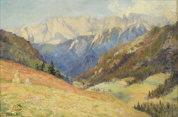 Hochschwabgebiet Oil Painting by Friedrich Meyer-Rubritius