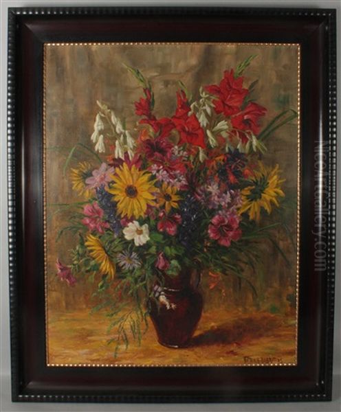 Blumenstilleben Oil Painting by Friedrich Meyer-Rubritius