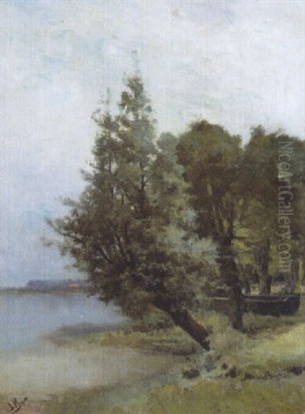 Aan De Schelde Oil Painting by Isidore Meyers