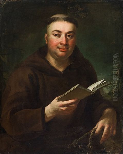 Portrait Of A Man Wearing A Franciscan Habit Oil Painting by Martin van Meytens the Younger