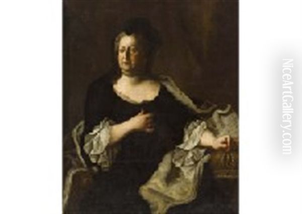 Maria Theresia Oil Painting by Martin van Meytens the Younger